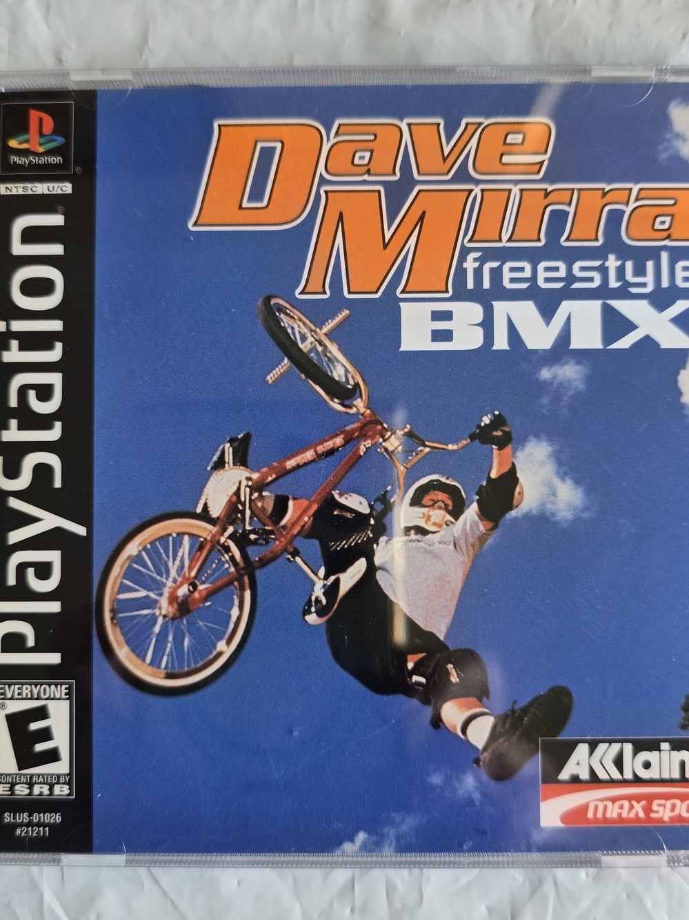 Dave Mirra Freestyle BMX - Sony Game (Blue) Like New Absolutely No Scratches
